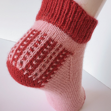 画像をギャラリービューアに読み込む, 【編み図】ラダーレースソックス(pdfファイル)