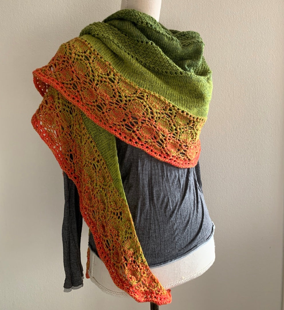 編み図】Minori Shawl（印刷物） – L'atelier de H
