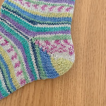 画像をギャラリービューアに読み込む, 【編み図】ソックヤーン毛糸1玉で2足の靴下♪(印刷物)