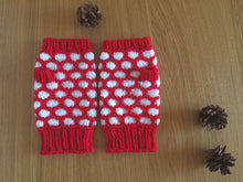 画像をギャラリービューアに読み込む, 【編み図】シェル模様の指なし手袋(印刷物)