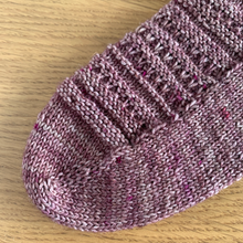 画像をギャラリービューアに読み込む, 【編み図】Slip Slip Socks〜すべり目模様の靴下〜(pdfファイル)