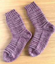 画像をギャラリービューアに読み込む, 【編み図】Slip Slip Socks〜すべり目模様の靴下〜(印刷物)