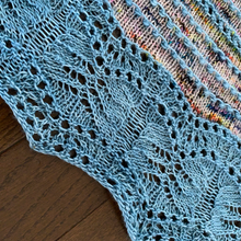 画像をギャラリービューアに読み込む, 【編み図】Sensu Shawl(pdfファイル)