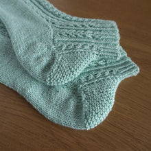 画像をギャラリービューアに読み込む, 【編み図】Hearty Drop Socks(印刷物)