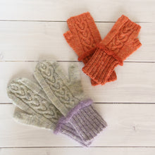 画像をギャラリービューアに読み込む, 【編み図】ハート模様の指なし手袋/ミトン(pdfファイル)