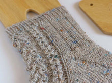 画像をギャラリービューアに読み込む, 【編み図】ハニカムレースソックス(印刷物)
