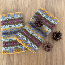 画像をギャラリービューアに読み込む, 【編み図】フェアアイルのアームウォーマー(pdfファイル)