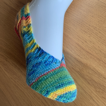 画像をギャラリービューアに読み込む, 【編み図】ボックスかかとのフットカバー(pdfファイル)