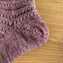 画像をギャラリービューアに読み込む, 【編み図】Slip Slip Socks〜すべり目模様の靴下〜(pdfファイル)