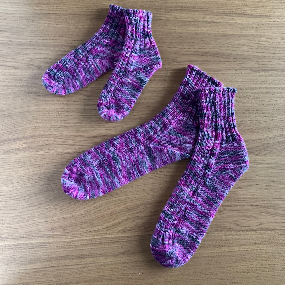 編み図】No Wrap Socks〜引き返し編みなしの靴下〜（pdfファイル） – L'atelier de H