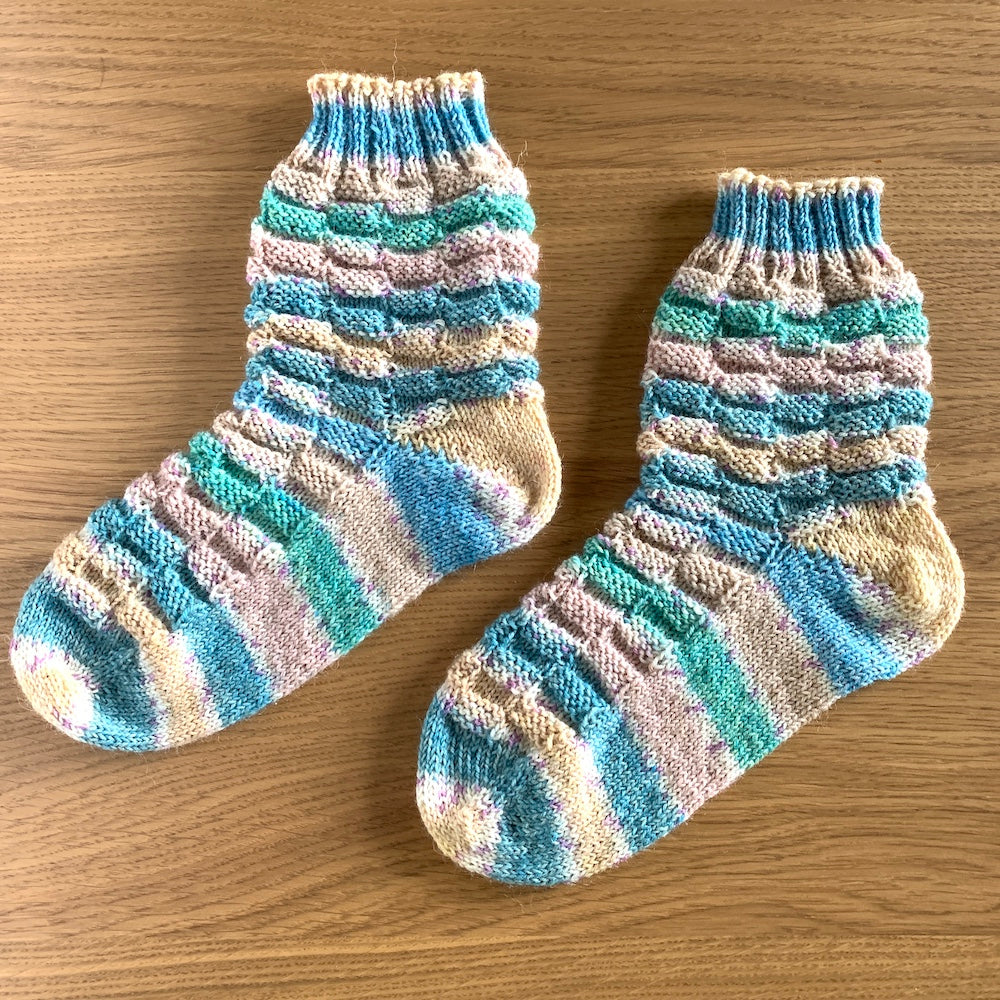 編み図】Uroko Socks〜模様編みの靴下〜（印刷物） – L'atelier de H