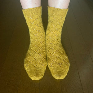 【編み図】Gingko Socks（印刷物）